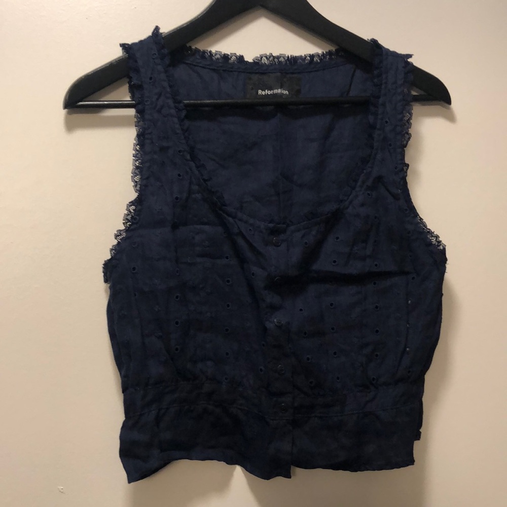 Navy Reformation eyelet tank
